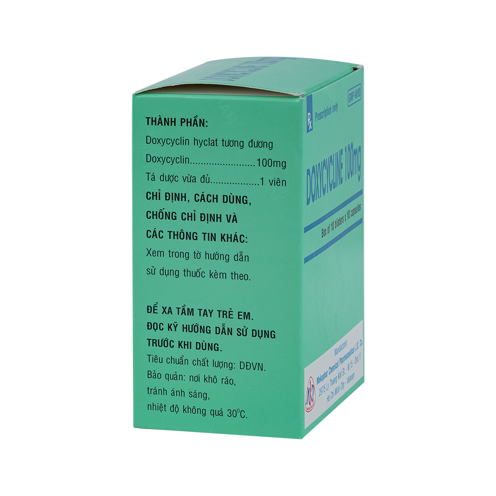 DOXYCYCLINE 100mg (H/100VNA)