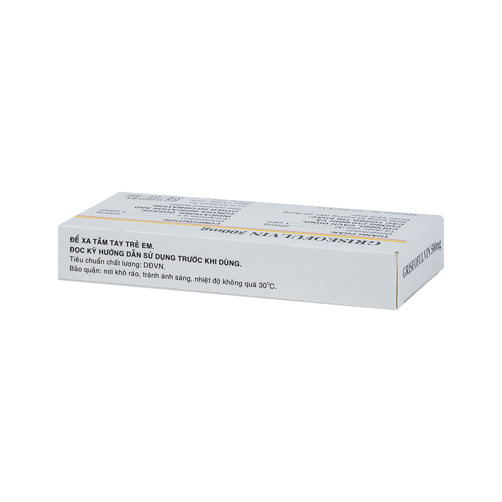 GRISEOFULVIN 500mg (H/20VNE)