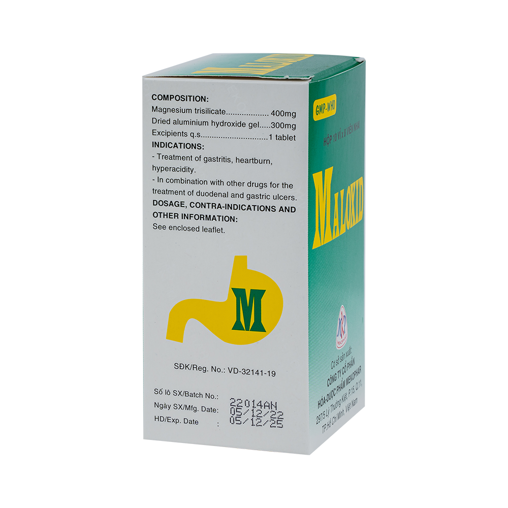 MALOXID (H/10Vỉx8V.nhai)