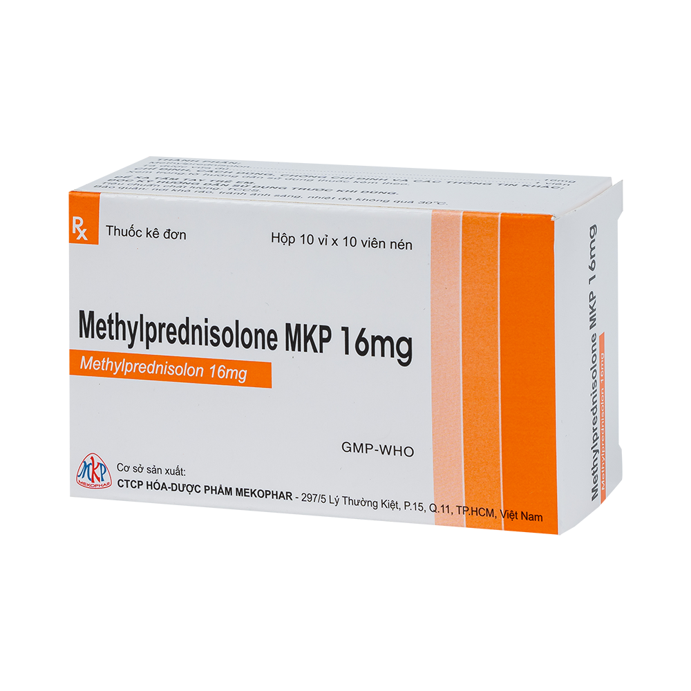 METHYLPREDNISOLONE MKP 16mg (H/100VNE)