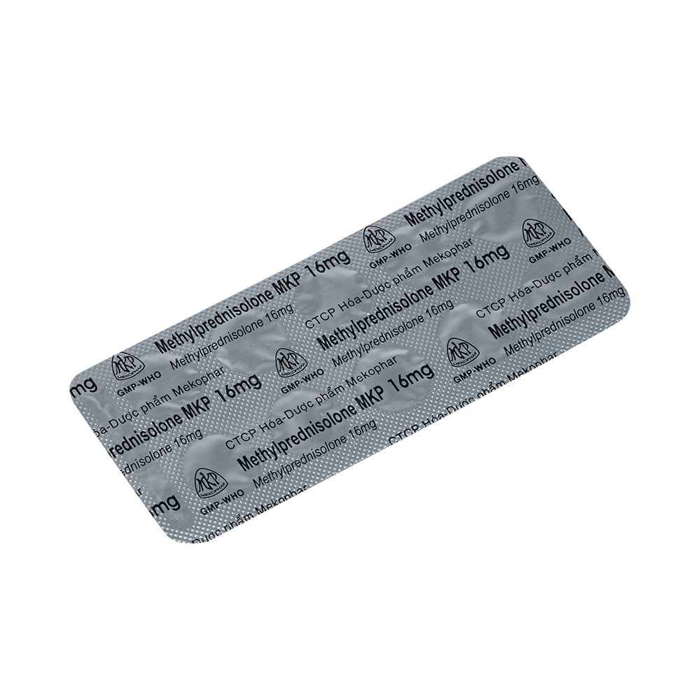 METHYLPREDNISOLONE MKP 16mg (H/100VNE)
