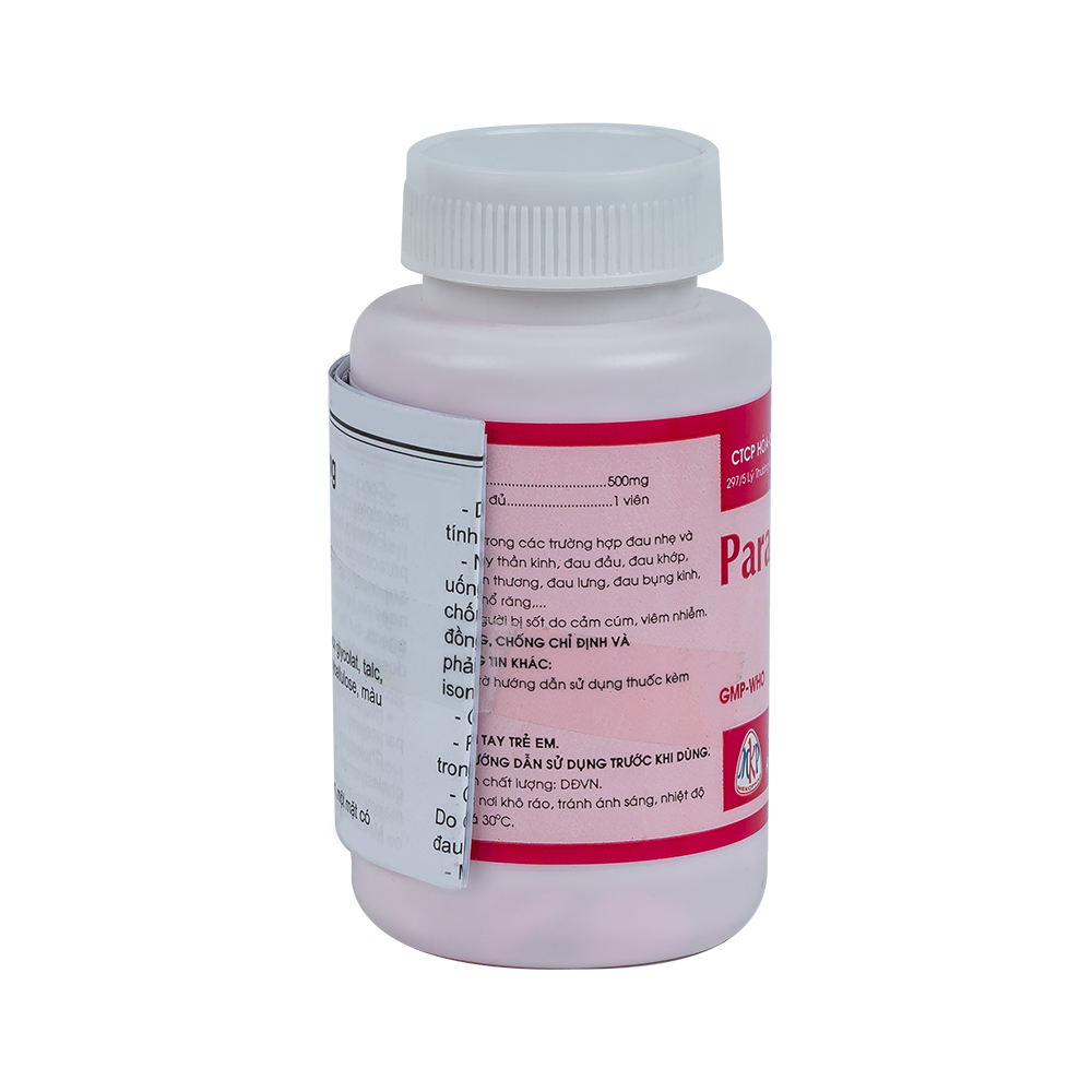 PARACETAMOL 500 (C/180VBP)