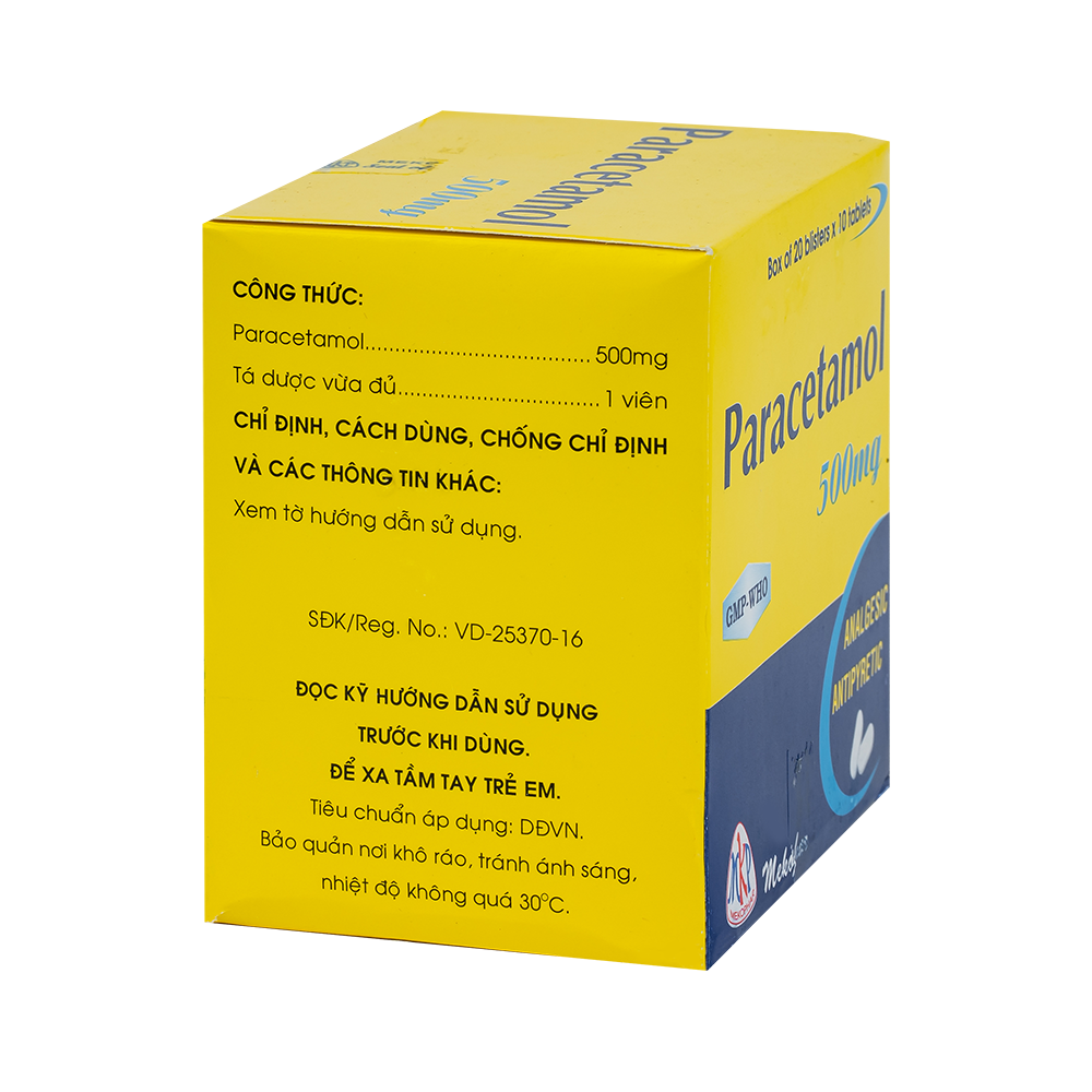 PARACETAMOL 500mg(H/200VD)