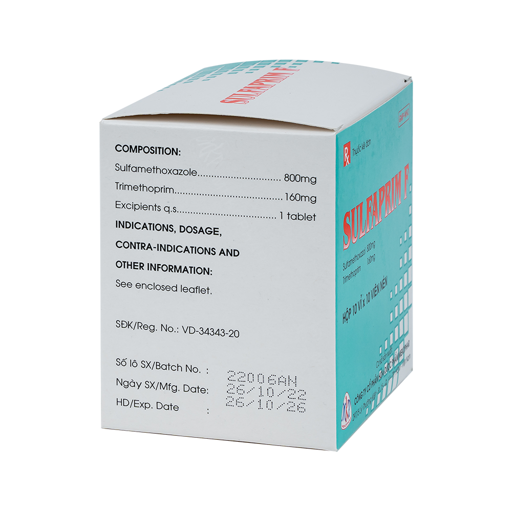 SULFAPRIM F (960mg H/100VNE)