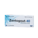 ZENTOGOUT-40 Hộp 20 Viên Davipharm