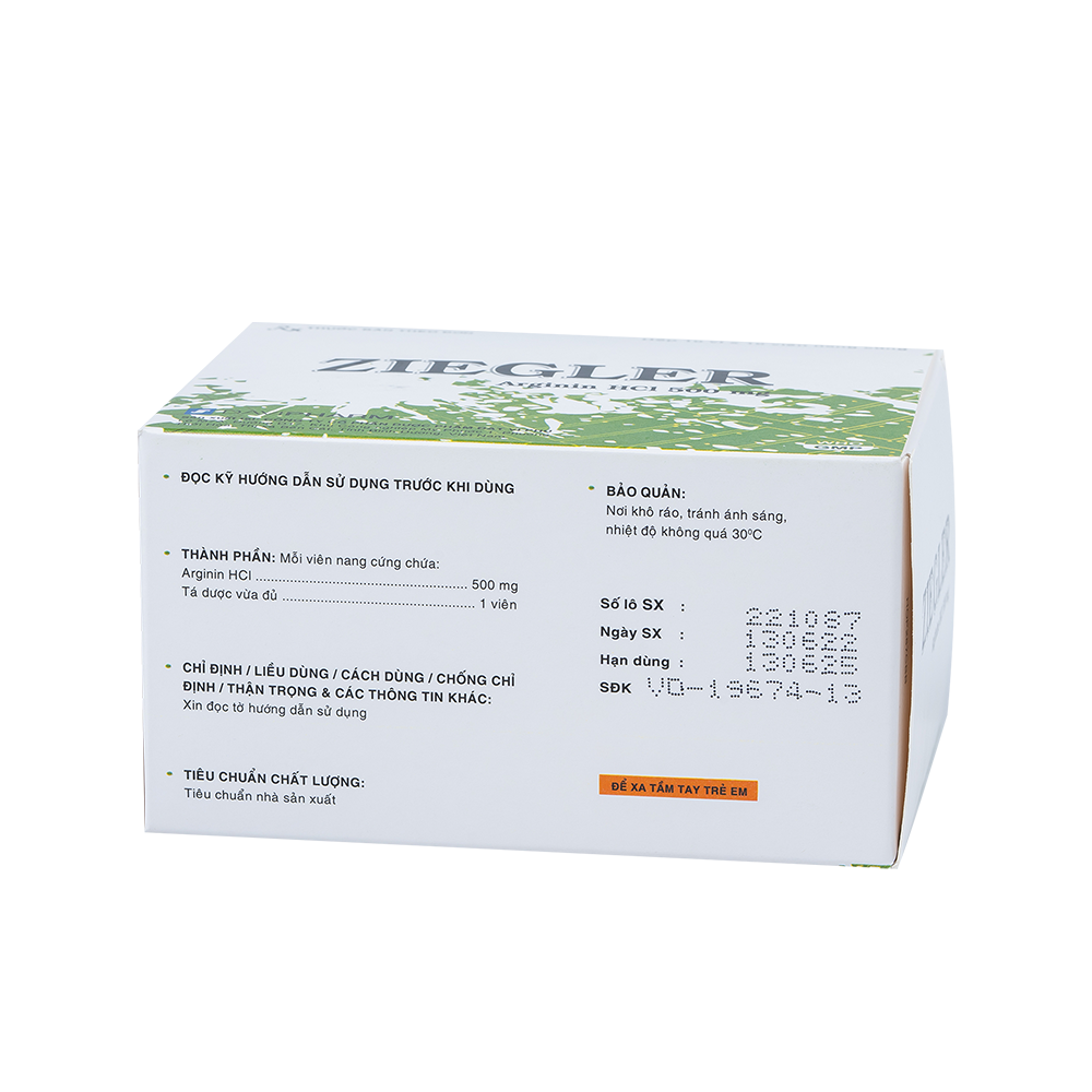 ZIEGLER Hộp 100 Viên Davipharm