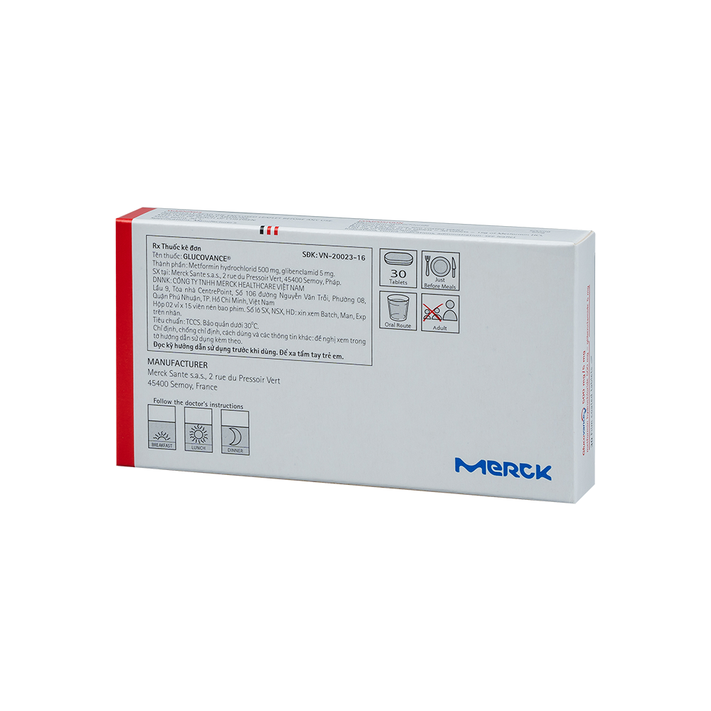 GLUCOVANCE 500/5MG H/30V