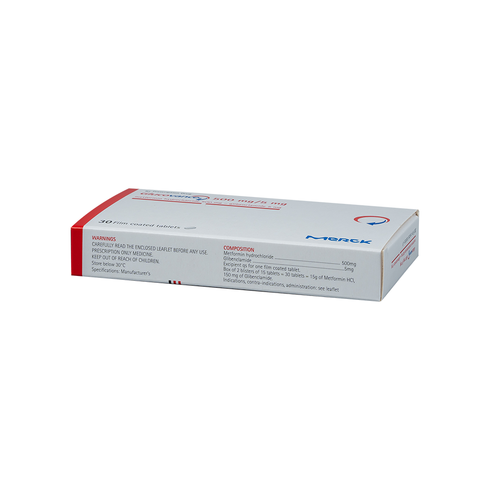GLUCOVANCE 500/5MG H/30V