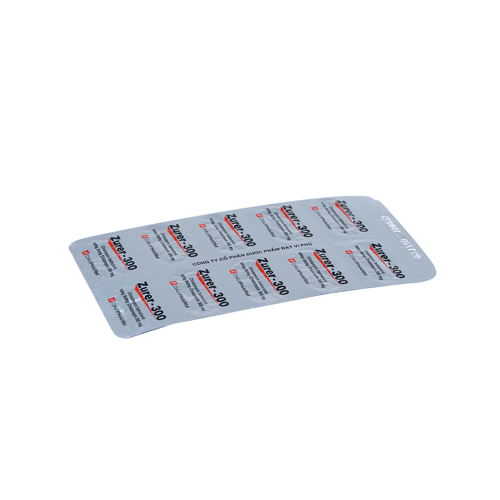 ZURER-300 Hộp 30 Viên Davipharm