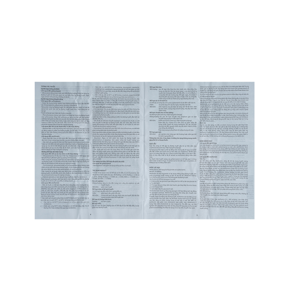 GLUCOVANCE 500/5MG H/30V