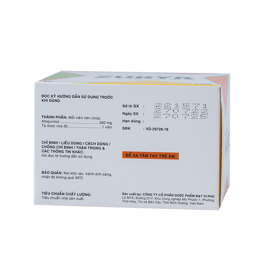 ZURYK Hộp 100 Viên Davipharm