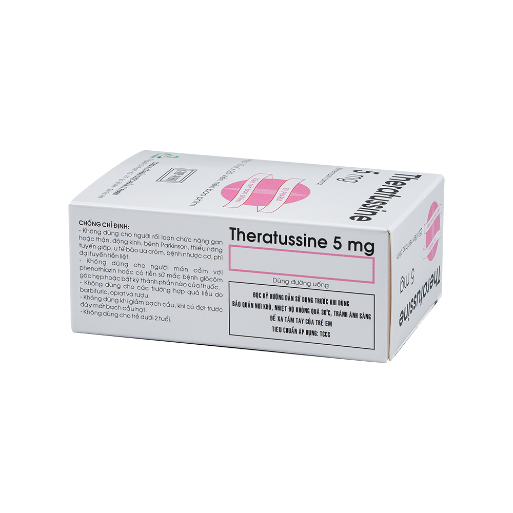 Theratussine v/25,h/250 Hộp 10 vỉ x 25 viên TVPharma