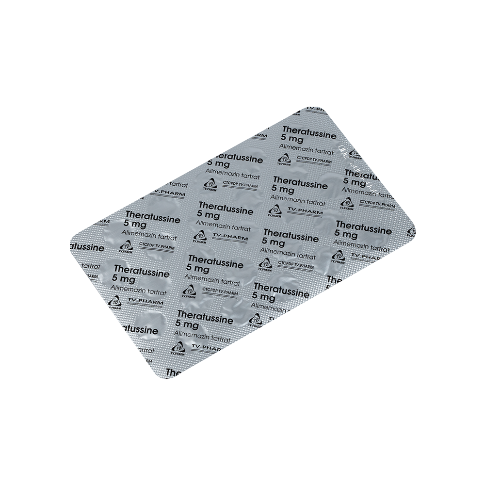 Theratussine v/25,h/250 Hộp 10 vỉ x 25 viên TVPharma