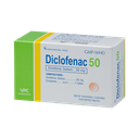 DICLOFENAC 50mg Hộp 10 vỉ x 10 viên Dược Cửu Long