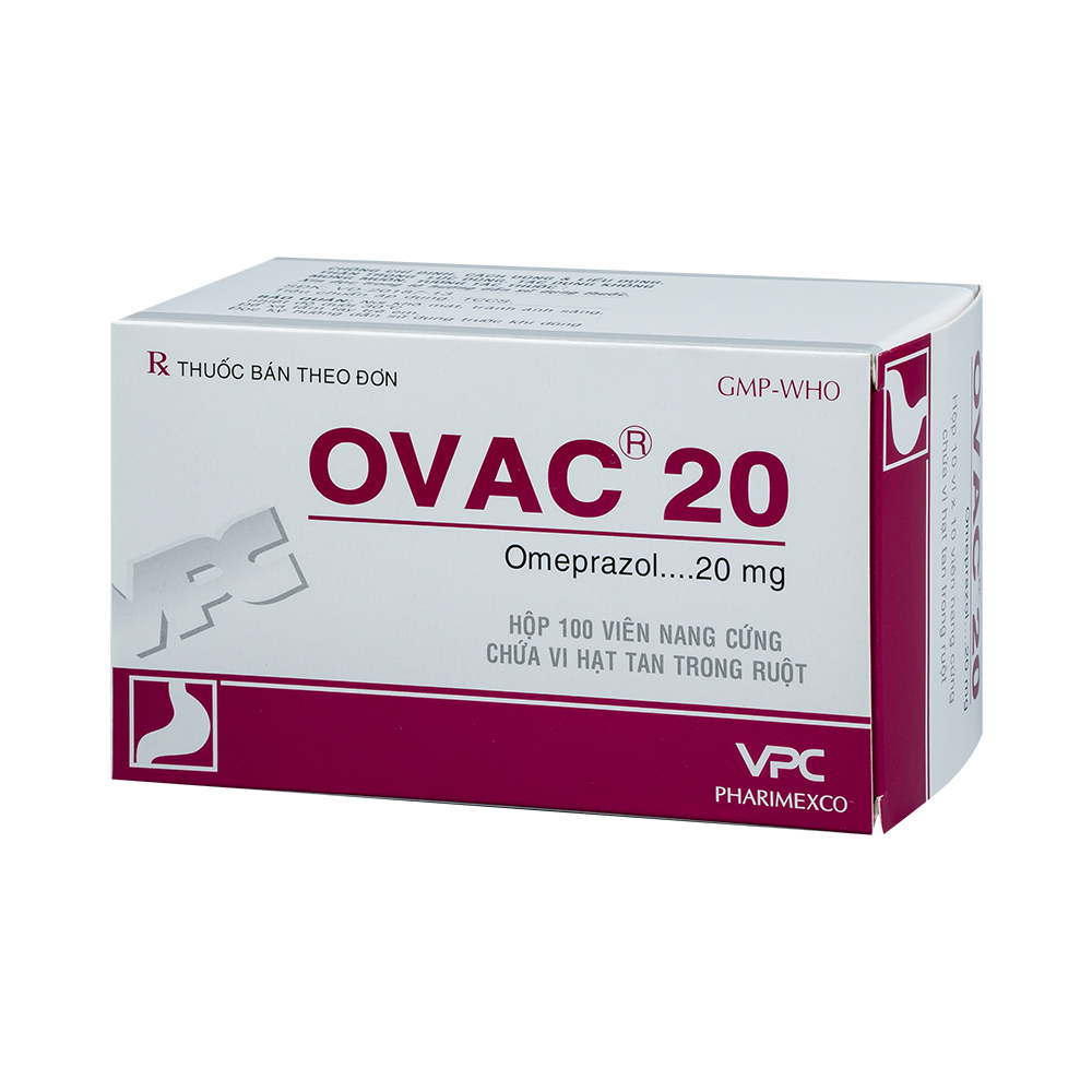 OVAC 20 Hộp 10 vỉ x 10 viên Dược Cửu Long
