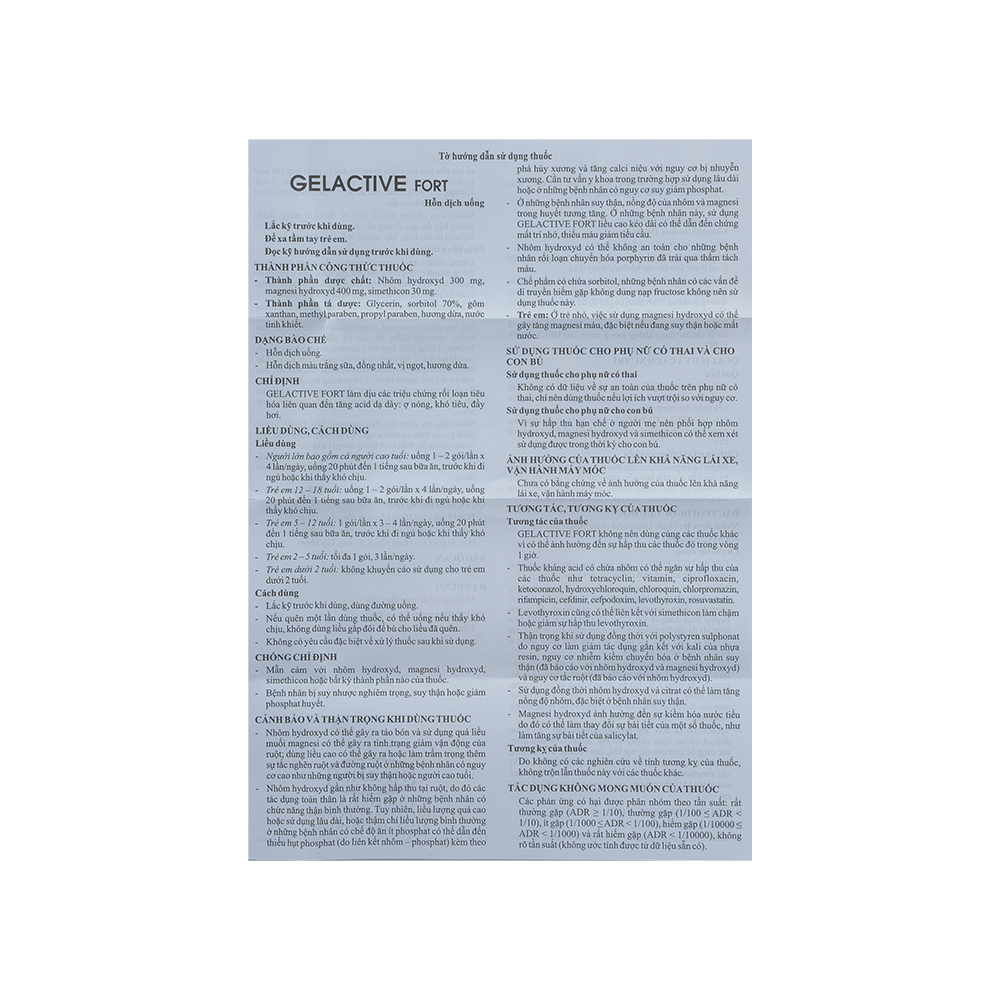 GELACTIVE FORT H/30GÓI HASAN