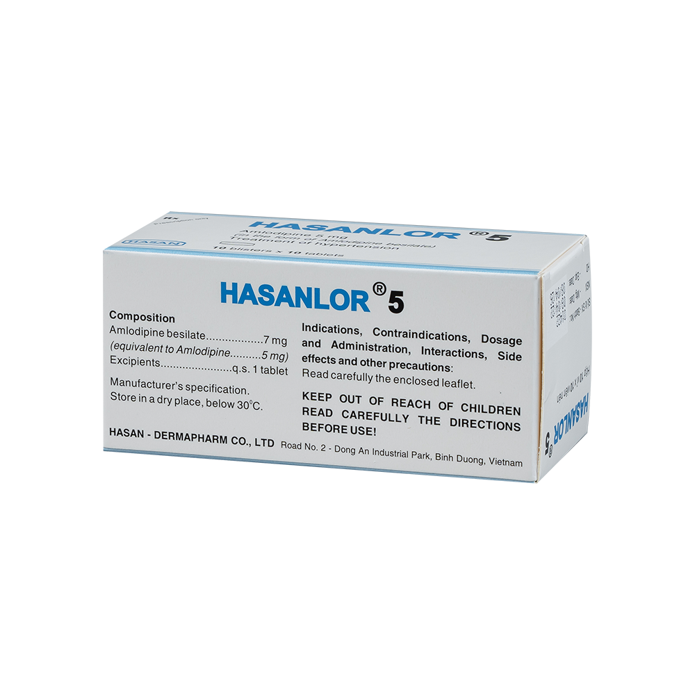 HASANLOR 5MG H/100V HASAN