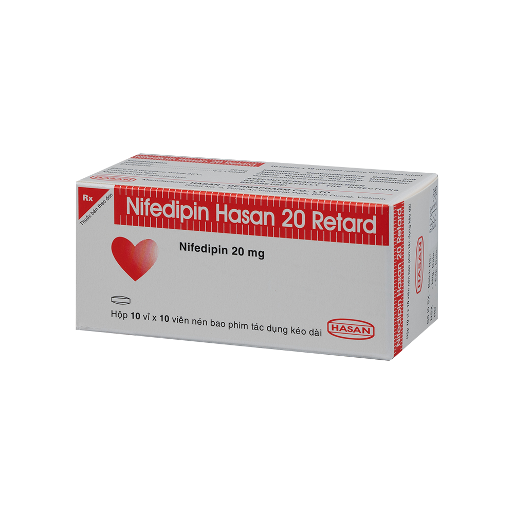 NIFEDIPIN 20 RETAR H/100V HASAN