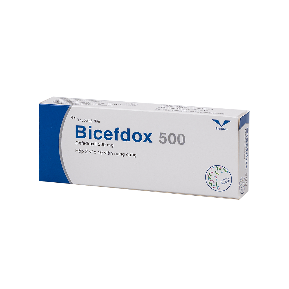 Bicefdox 500 H/20 Hộp 2 Vỉ x 10 Viên Bidiphar