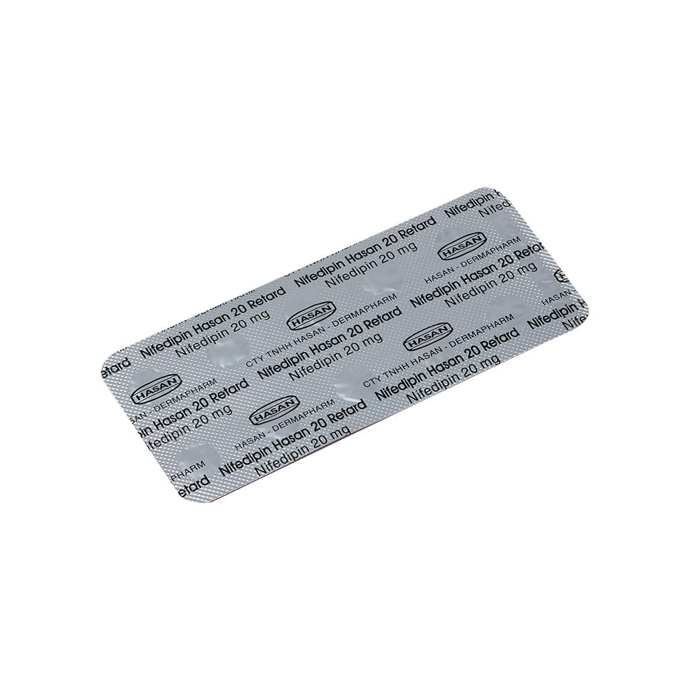 NIFEDIPIN 20 RETAR H/100V HASAN