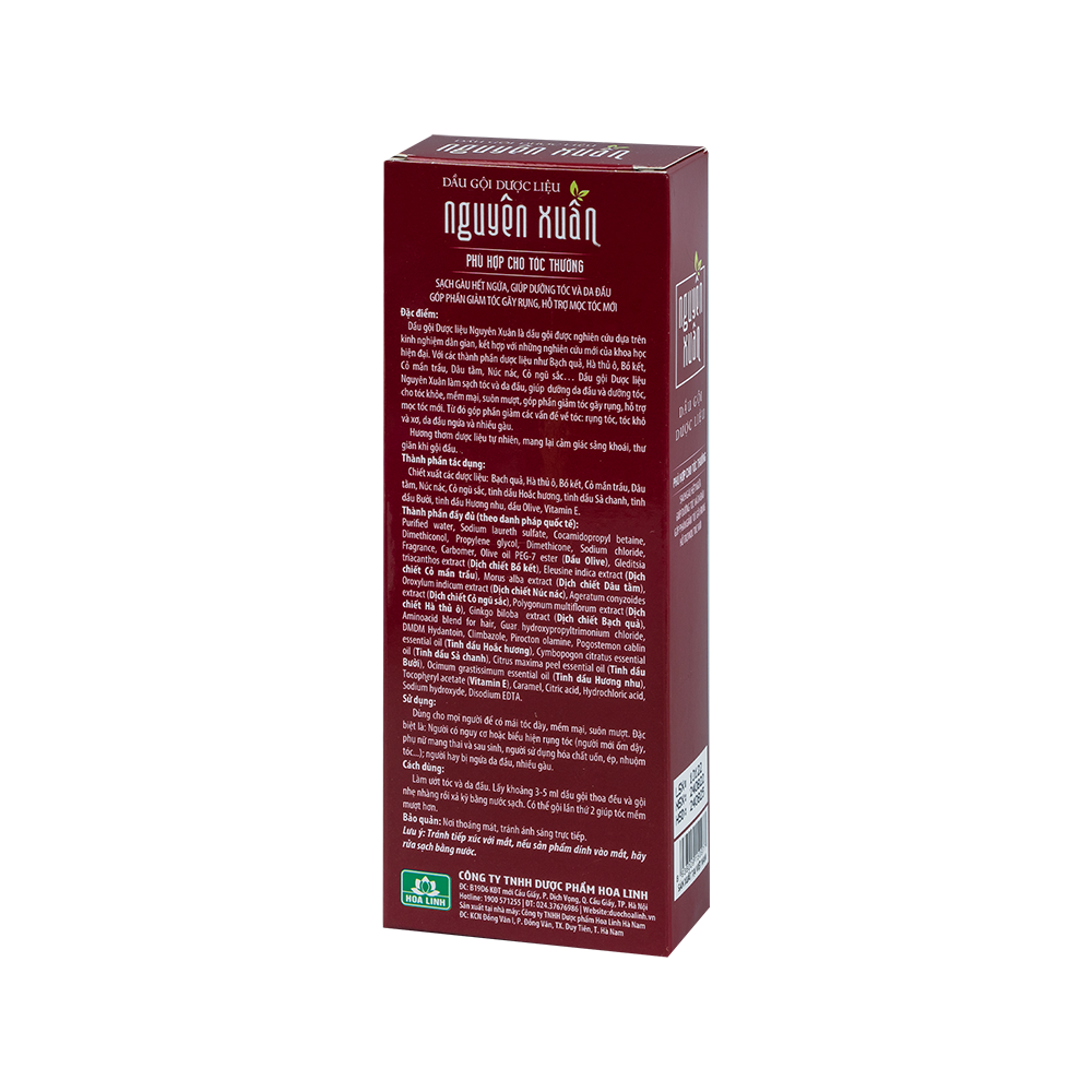 Dầu gội Nguyên Xuân 200ml (chai đỏ) Chai 200 ml Hoa Linh