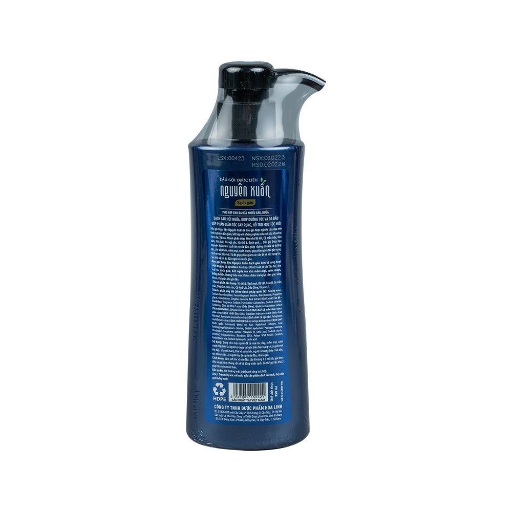Dầu gội Nguyên Xuân Sạch gàu 250ml Chai 250 ml Hoa Linh