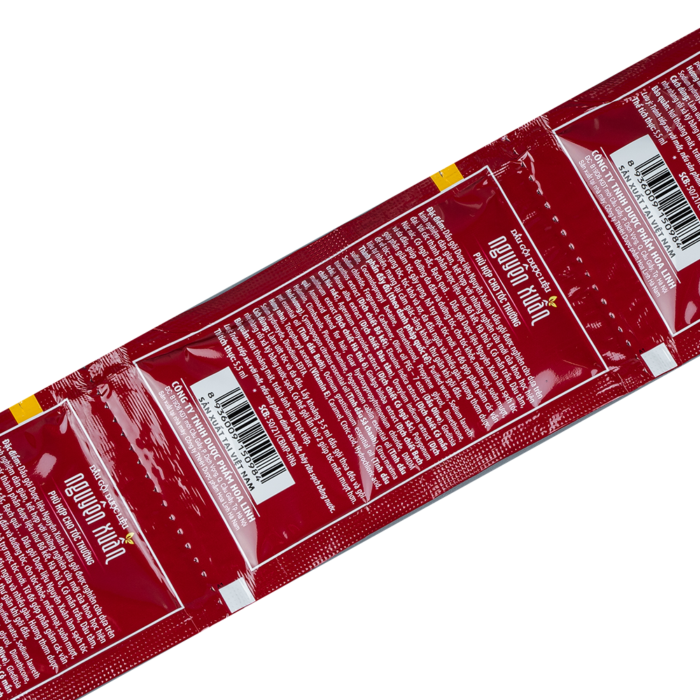 Dầu gội Nguyên Xuân túi 5.5ml (Dây đỏ) Túi 5,5 ml Hoa Linh