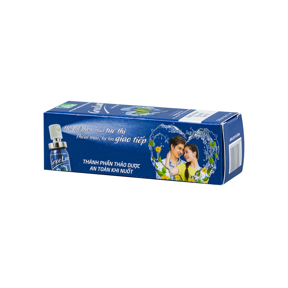 Xịt thơm miệng Greelux Extra Cool 12ml (Lam) Lọ 12 ml Hoa Linh