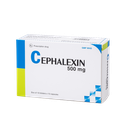 Cephalexin 500mg (vỉ dài) H/100 Hộp 10 Vỉ x 10 Viên Bidiphar