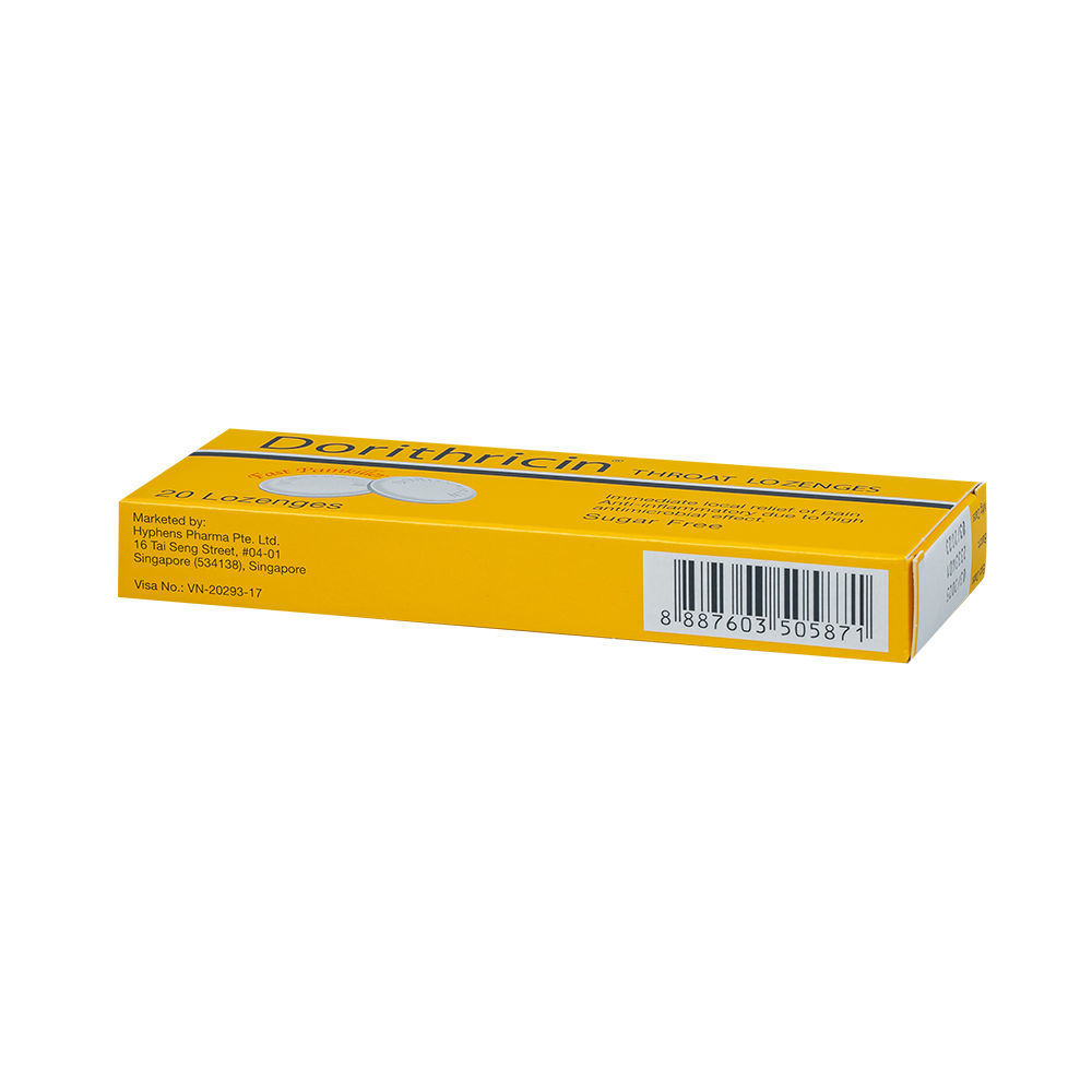Dorithricin Hộp 2 vỉ x 10 viên Medice Arzneimittel