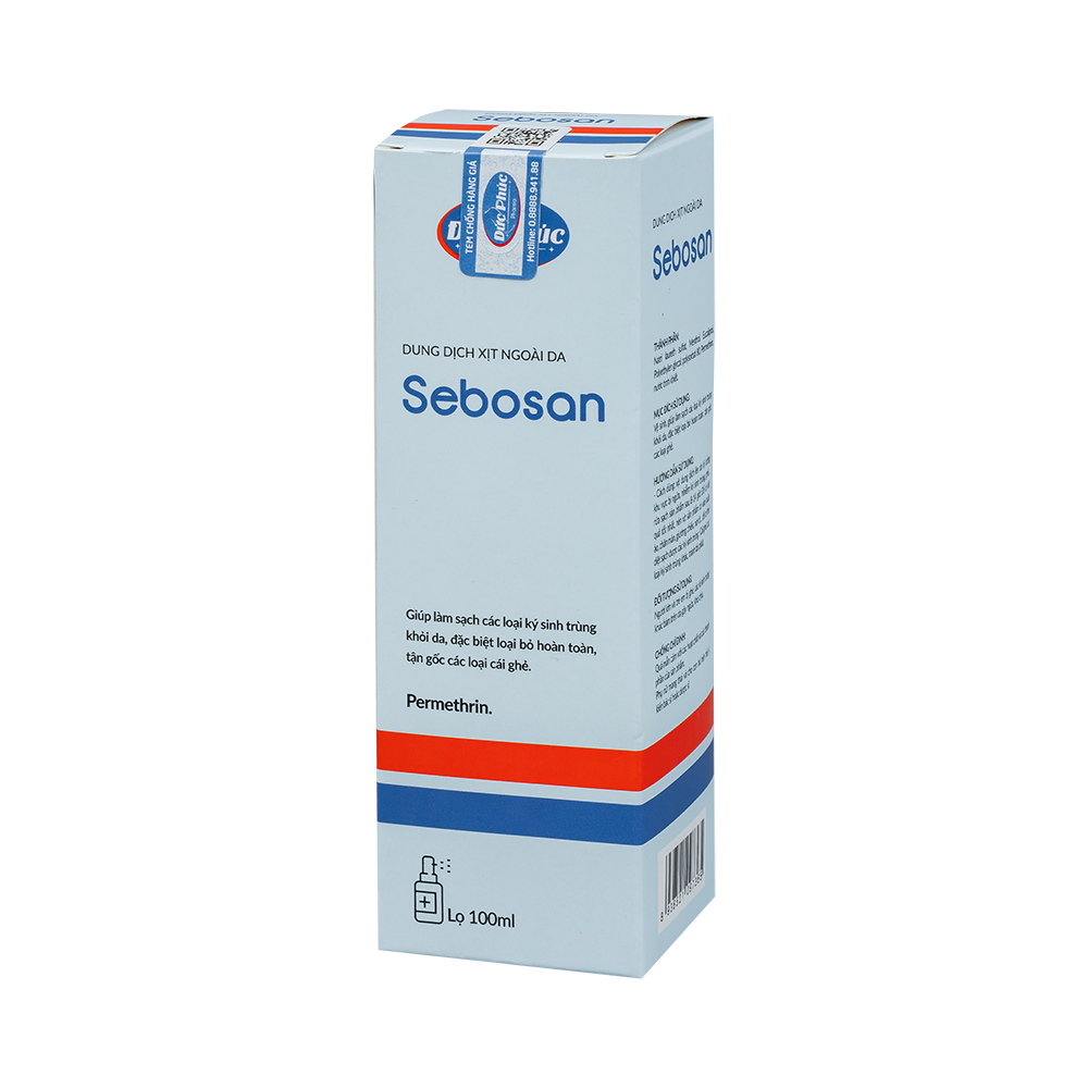 Xịt ghẻ SEBOSAN 100ml