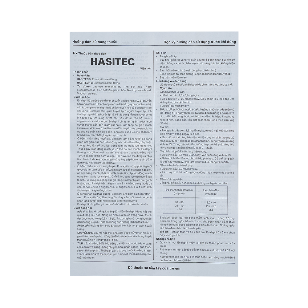 HASITEC 5 H/30V HASAN