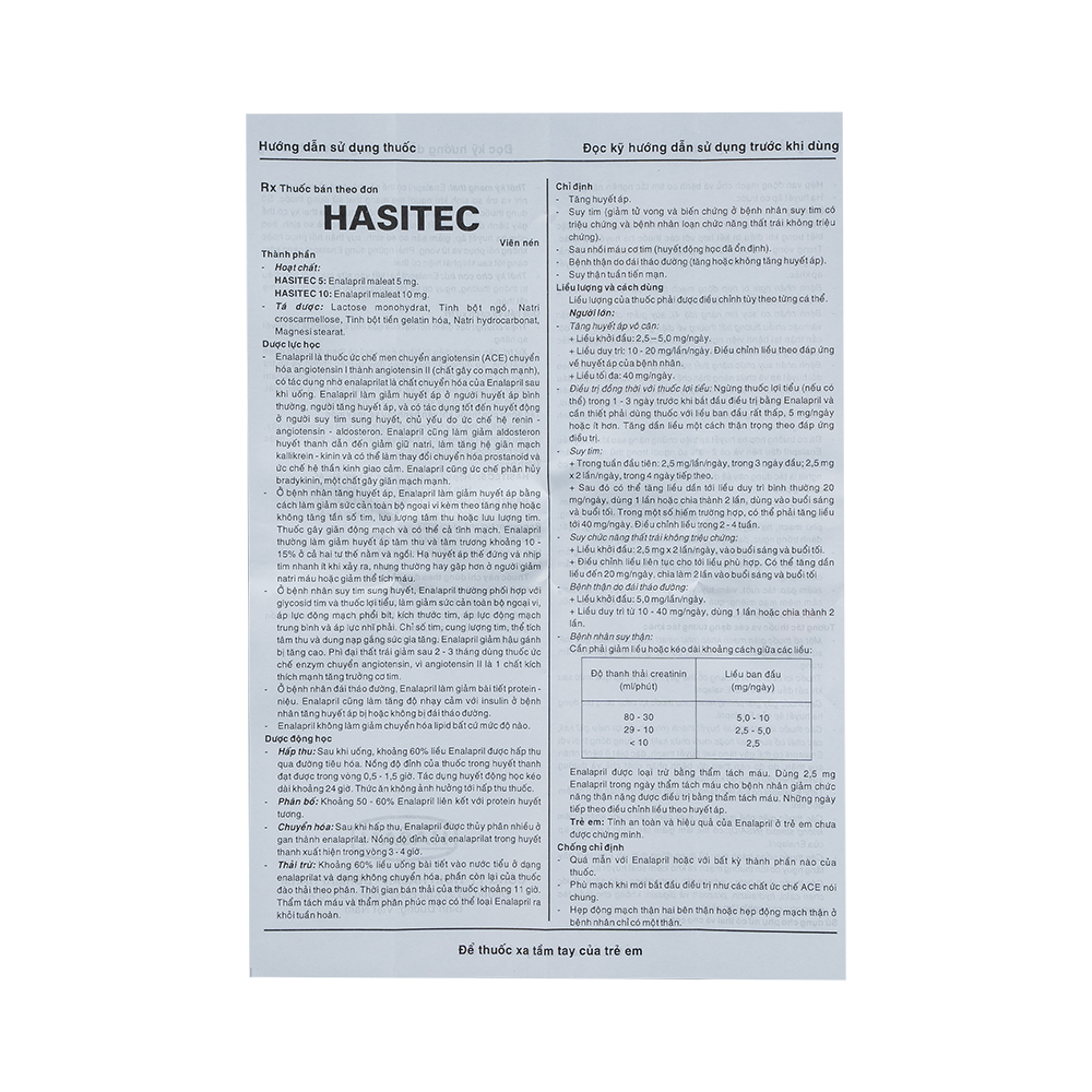HASITEC 10 H/30V HASAN