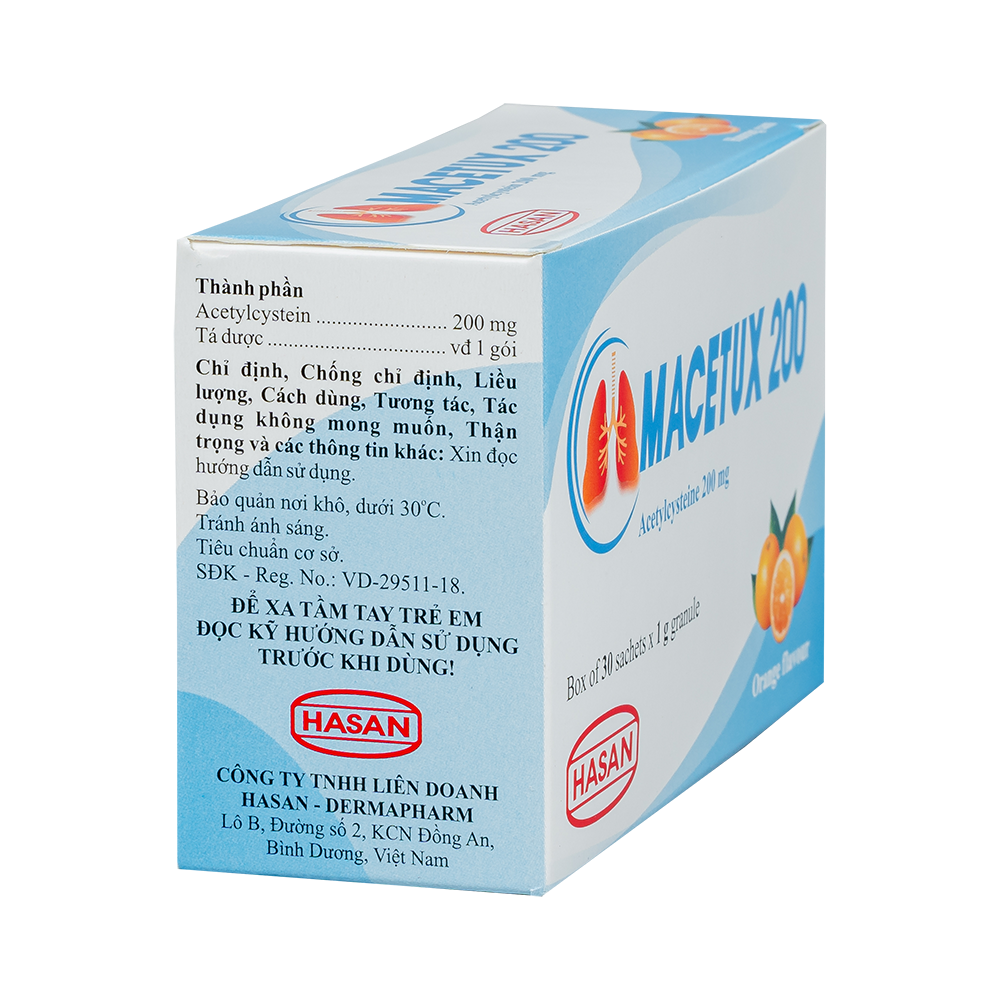 MACETUX 200 H/30GÓI HASAN