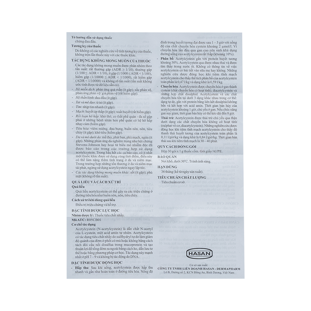 MACETUX 200 H/30GÓI HASAN