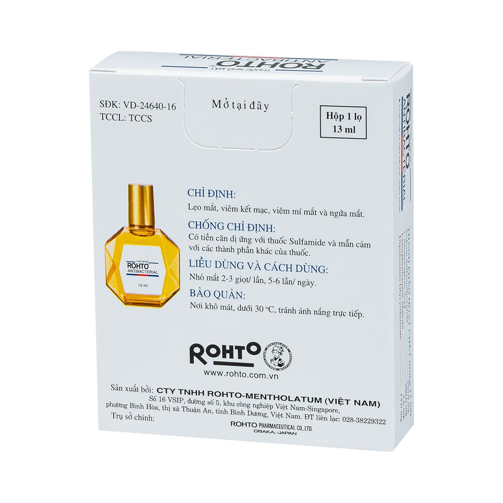 V.ROHTO ANTIBACTERIAL C/13ML