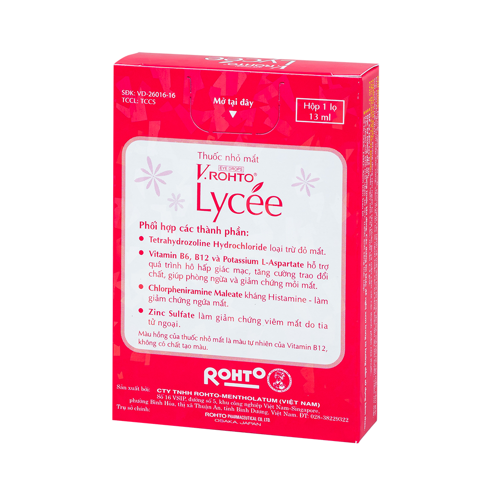 V.ROHTO LYCEE C/13ML