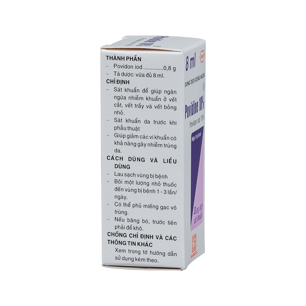 POVIDINE 10% Lọ 8ml