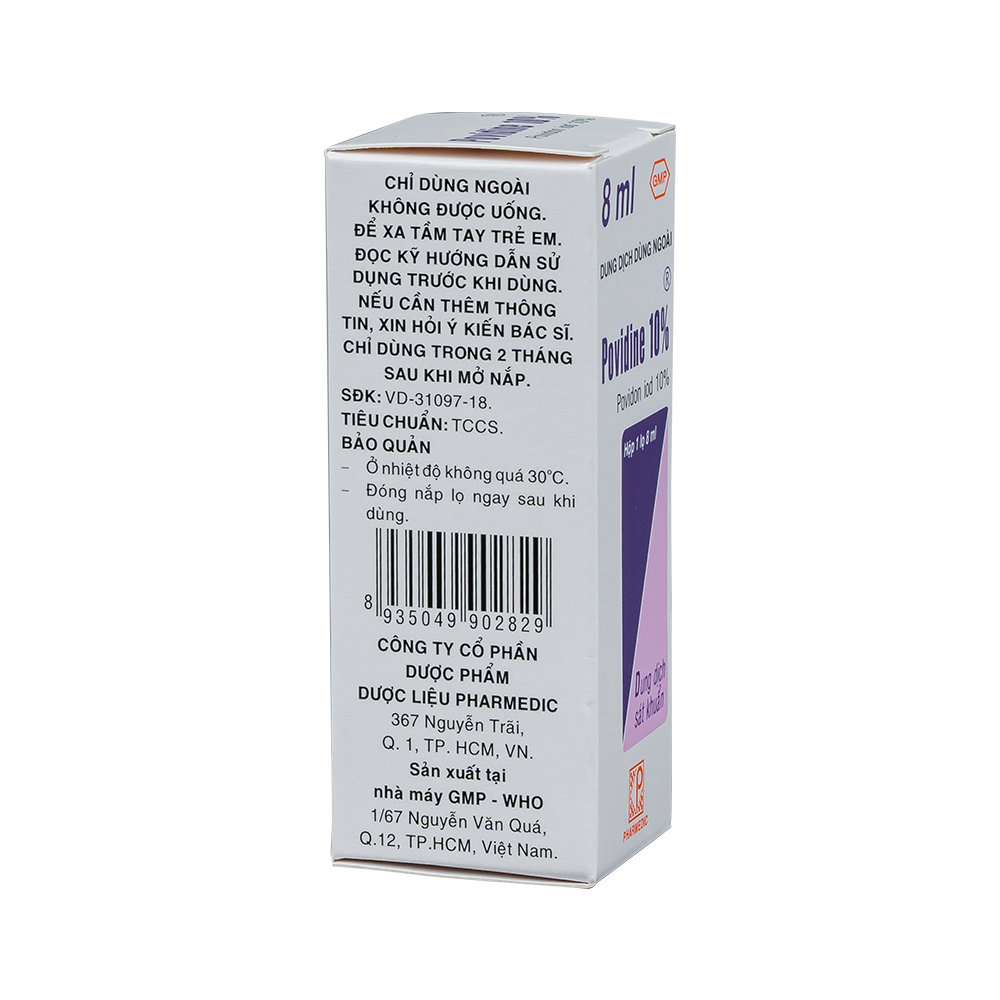 POVIDINE 10% Lọ 8ml