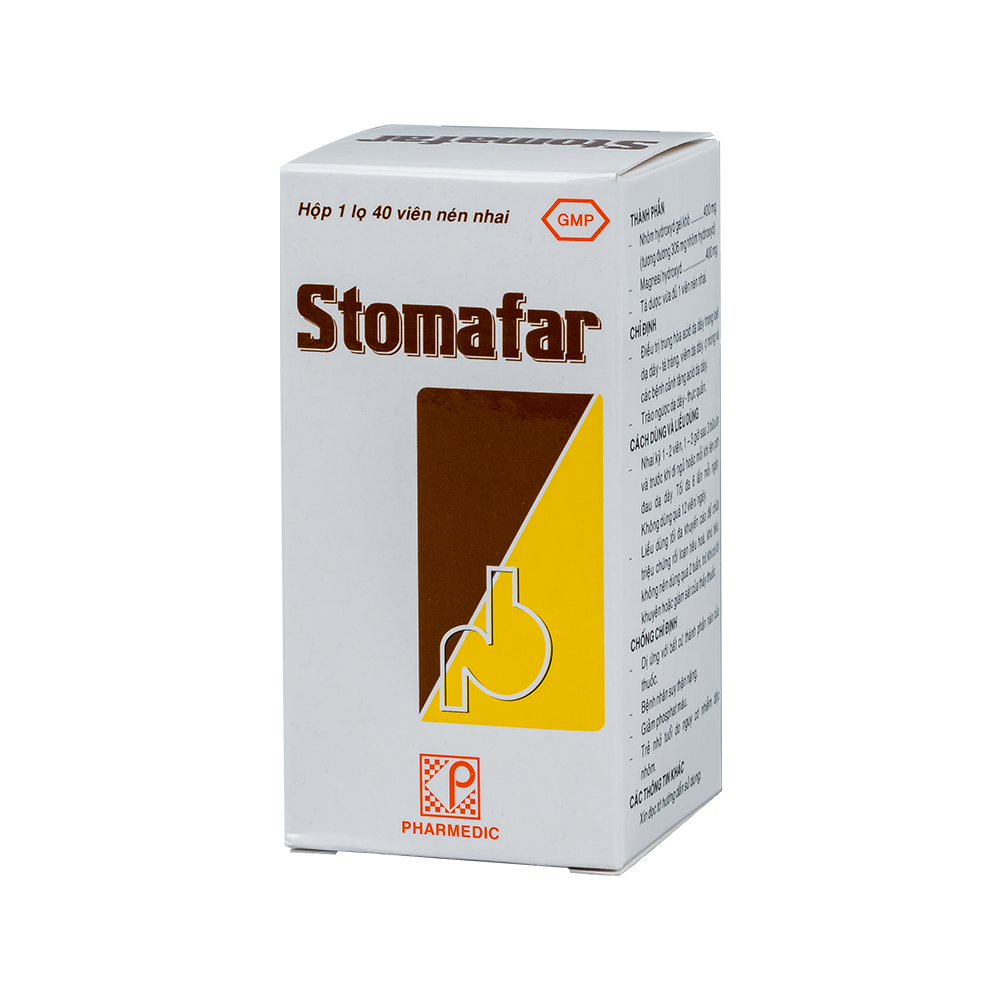 STOMAFAR Hộp 1 lọ 40 viên
