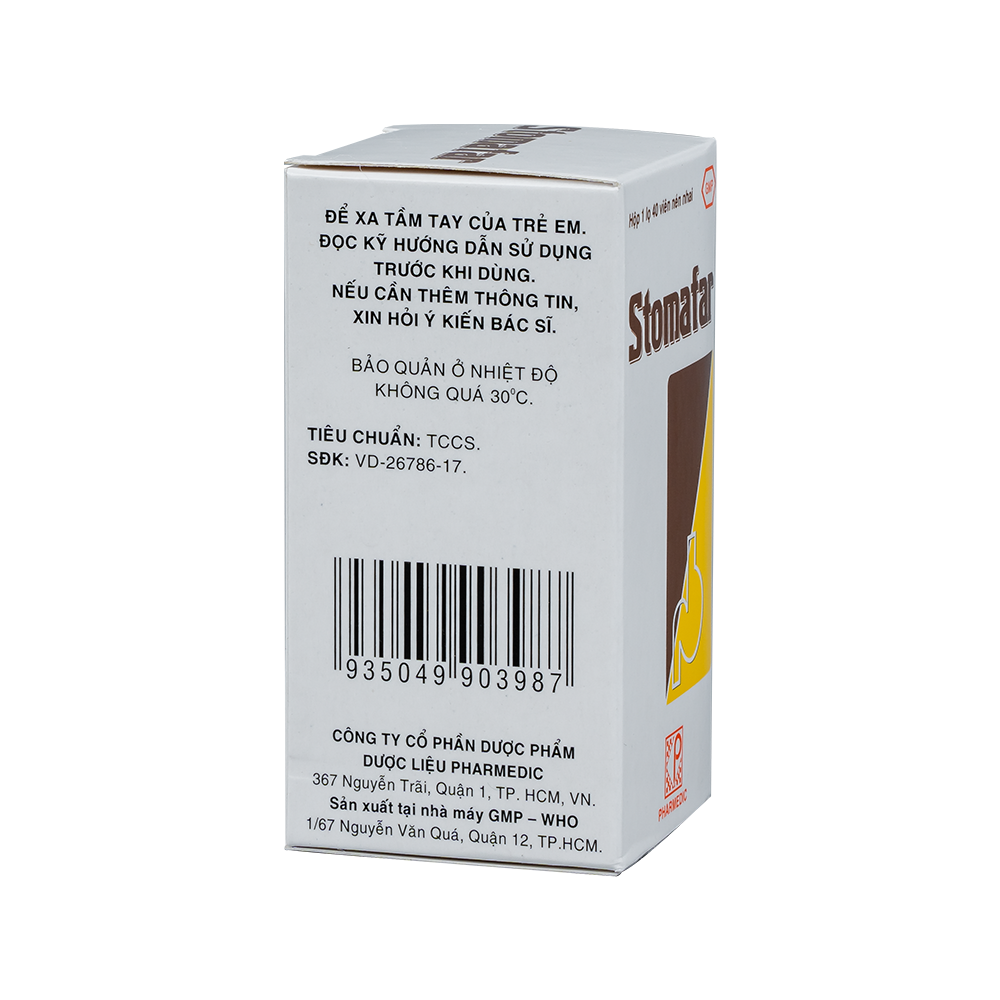 STOMAFAR Hộp 1 lọ 40 viên