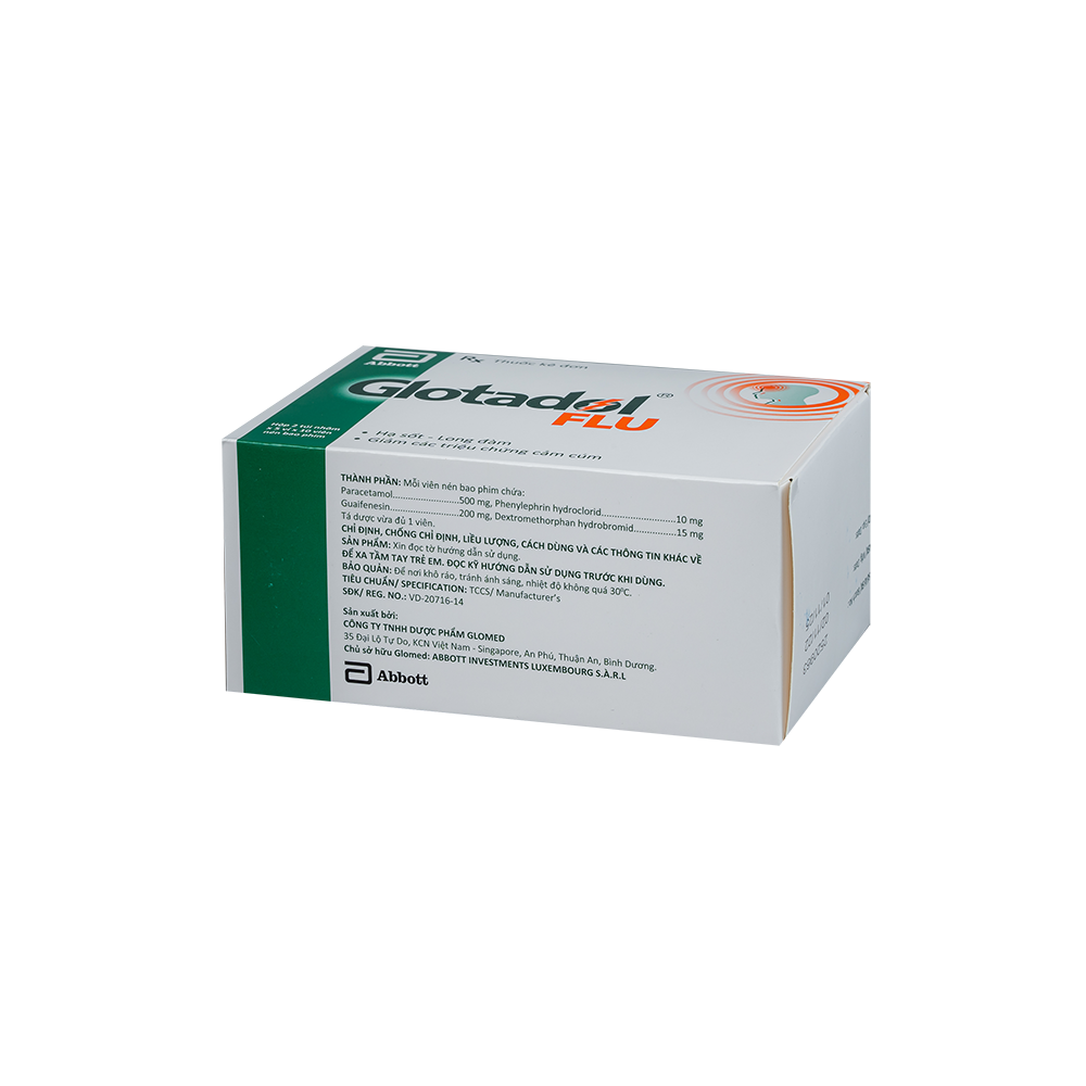 GLOTADOL FLU FCT/ box 10 x 10's ABBOTT