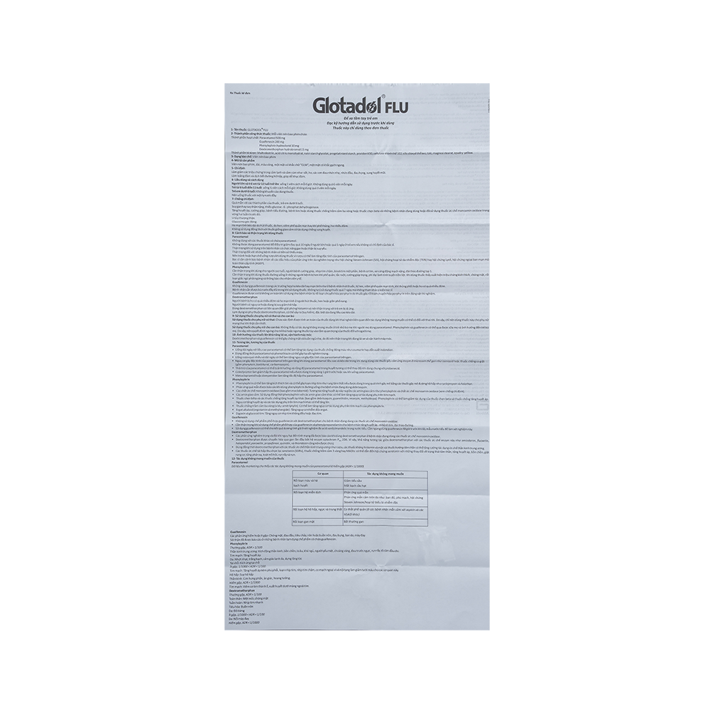 GLOTADOL FLU FCT/ box 10 x 10's ABBOTT