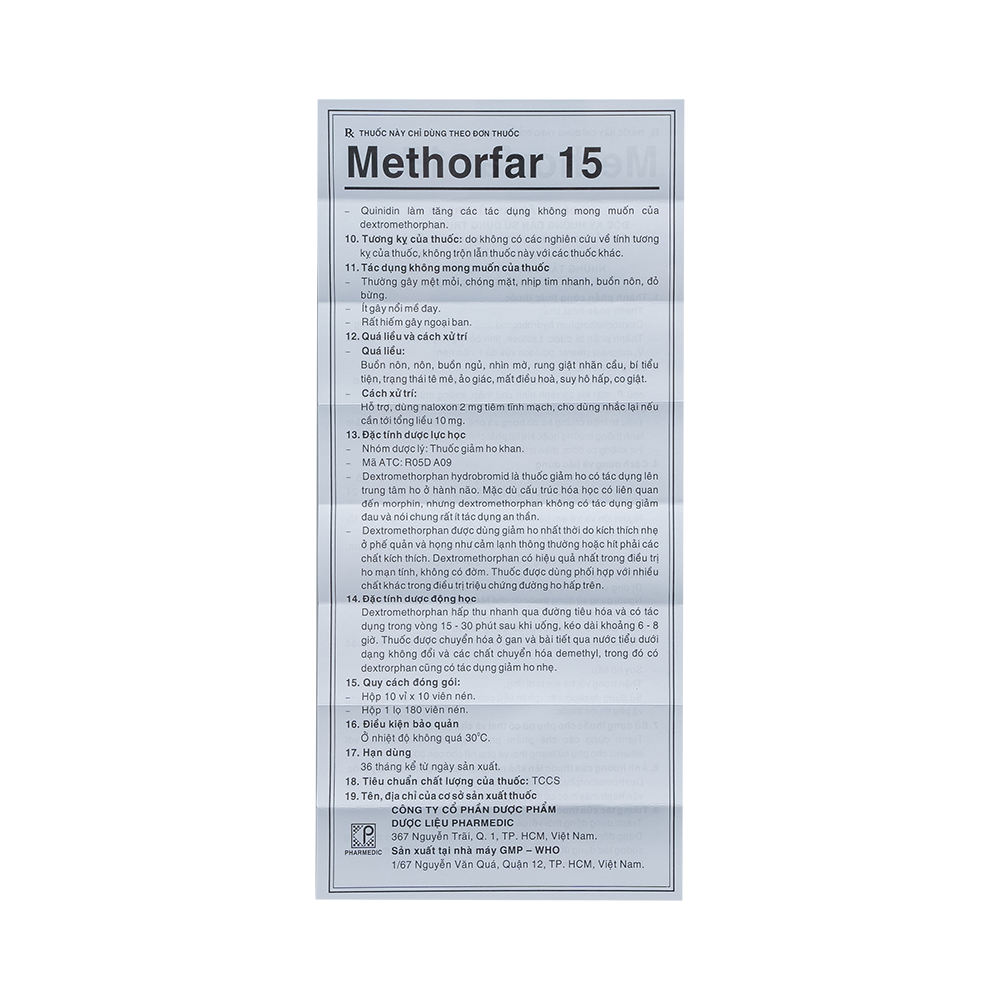 METHORFAR 15 *