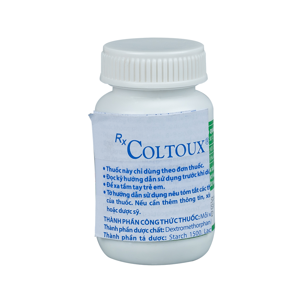 Coltoux 15 mg Chai 100 viên Domesco