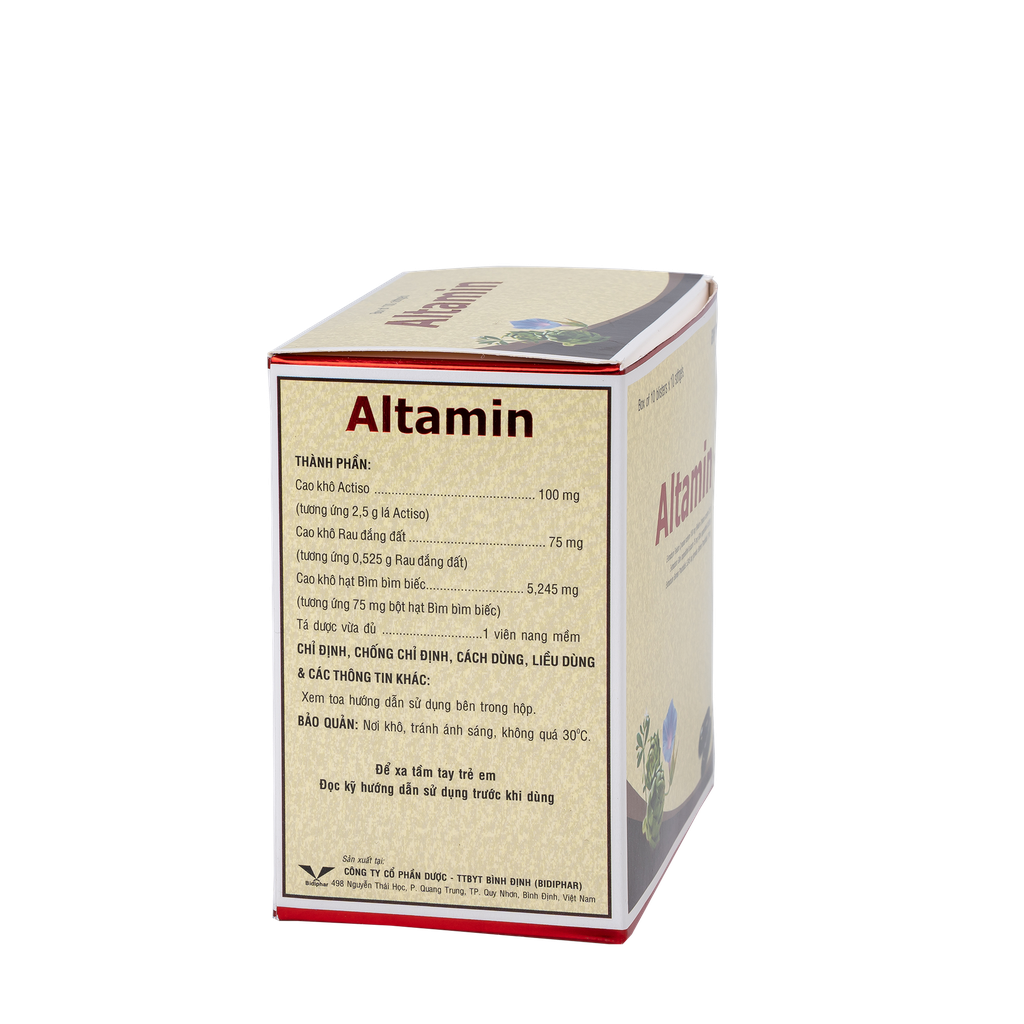 Altamin H/100 Hộp 10 Vỉ x 10 Viên Bidiphar