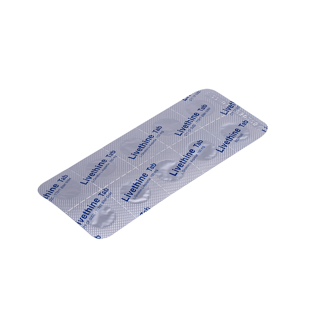 Livethine tab H/100 Hộp 10 Vỉ x 10 Viên Bidiphar