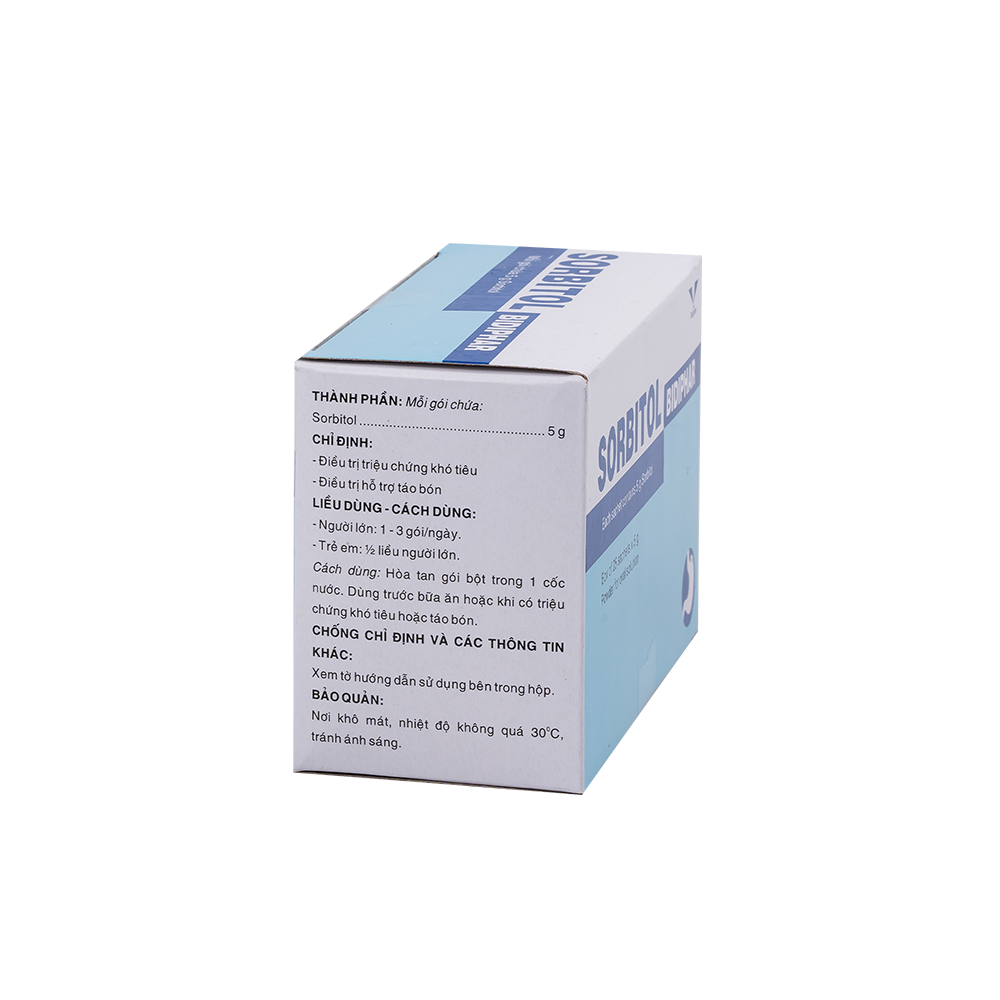 Sorbitol Bidiphar H/25 Hộp 25 Gói Bidiphar