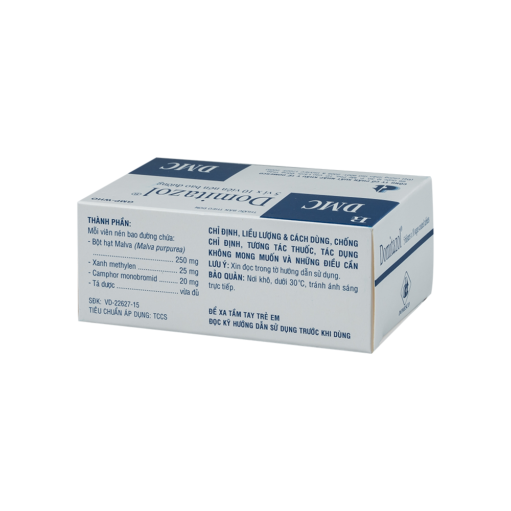 Domitazol Hộp 5 vỉ x 10 viên Domesco