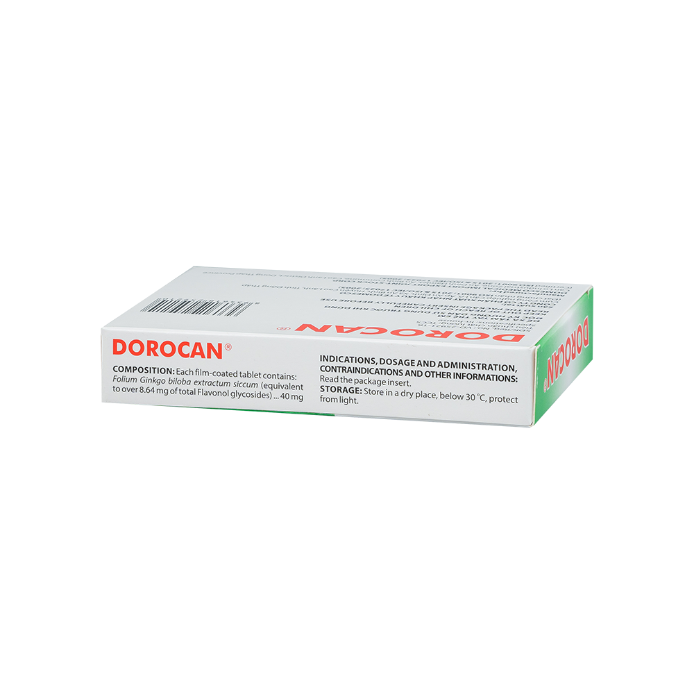 Dorocan 40mg Hộp 2 vỉ x 15 viên Domesco